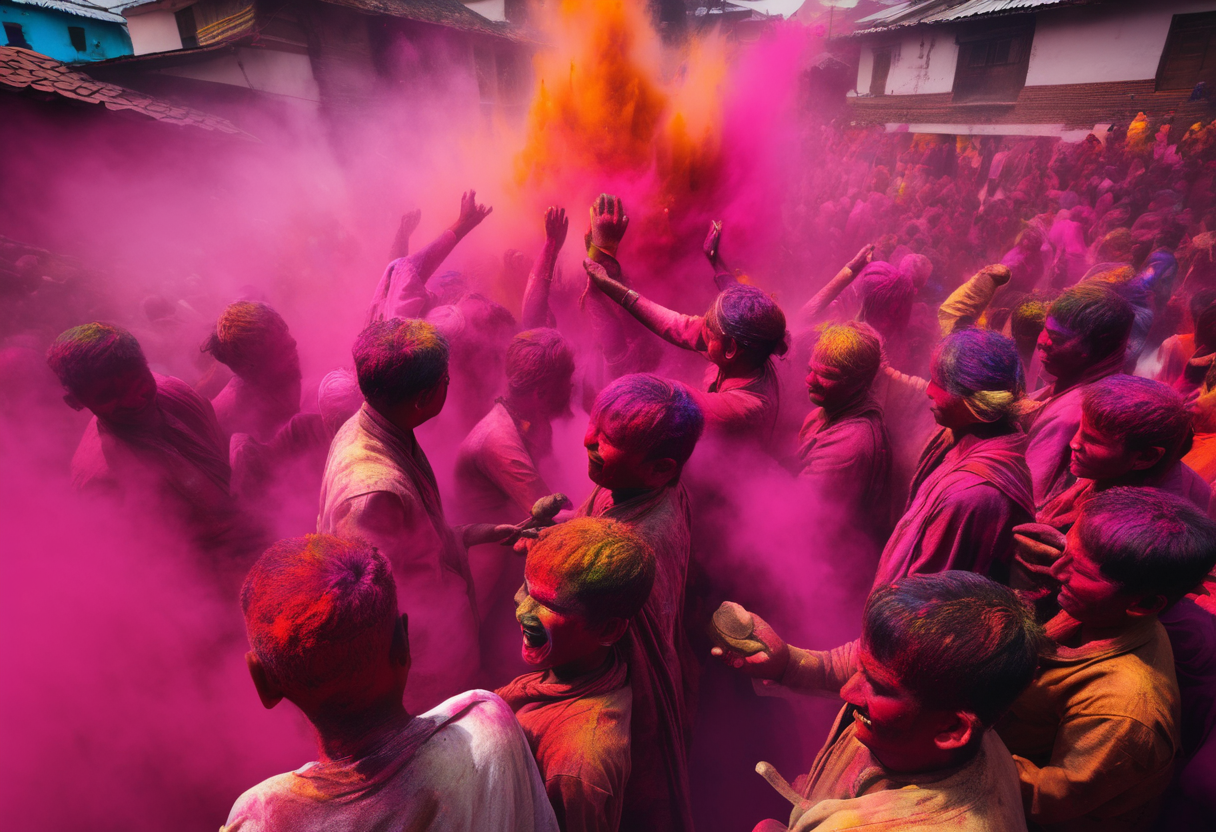 Experience the Vibrant Tradition of Holi in Nepal